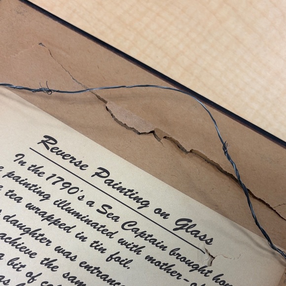 Framed vintage Aluminum Art by Elyse- male red cardinal - Picture 6 of 6